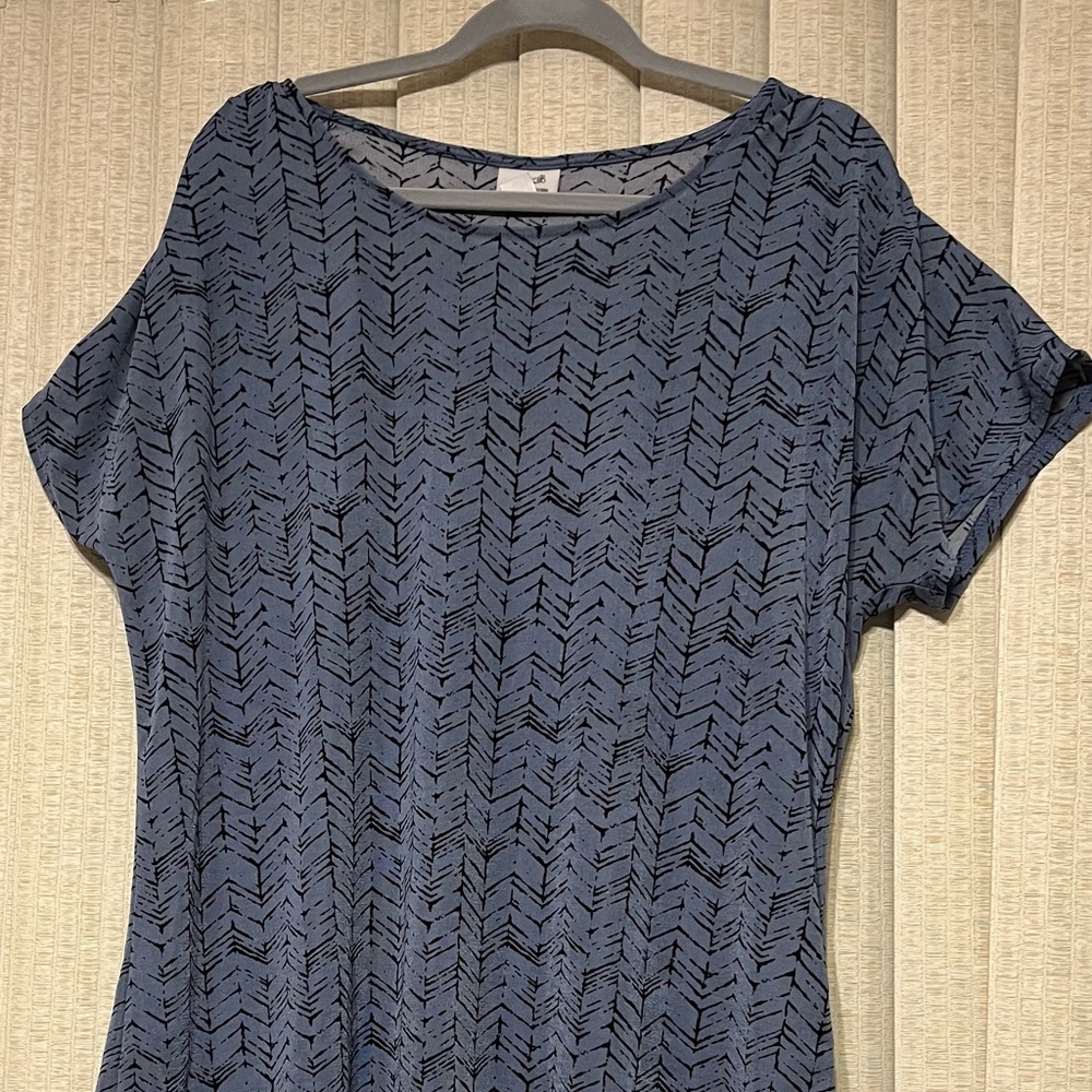 Jaclyn Smith blue black Women's Blouse